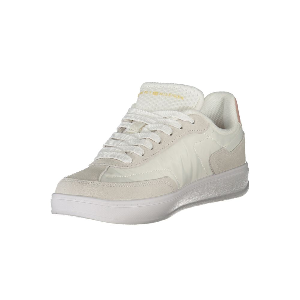Tommy Hilfiger White Polyurethane Women Sneaker | Regal Royce