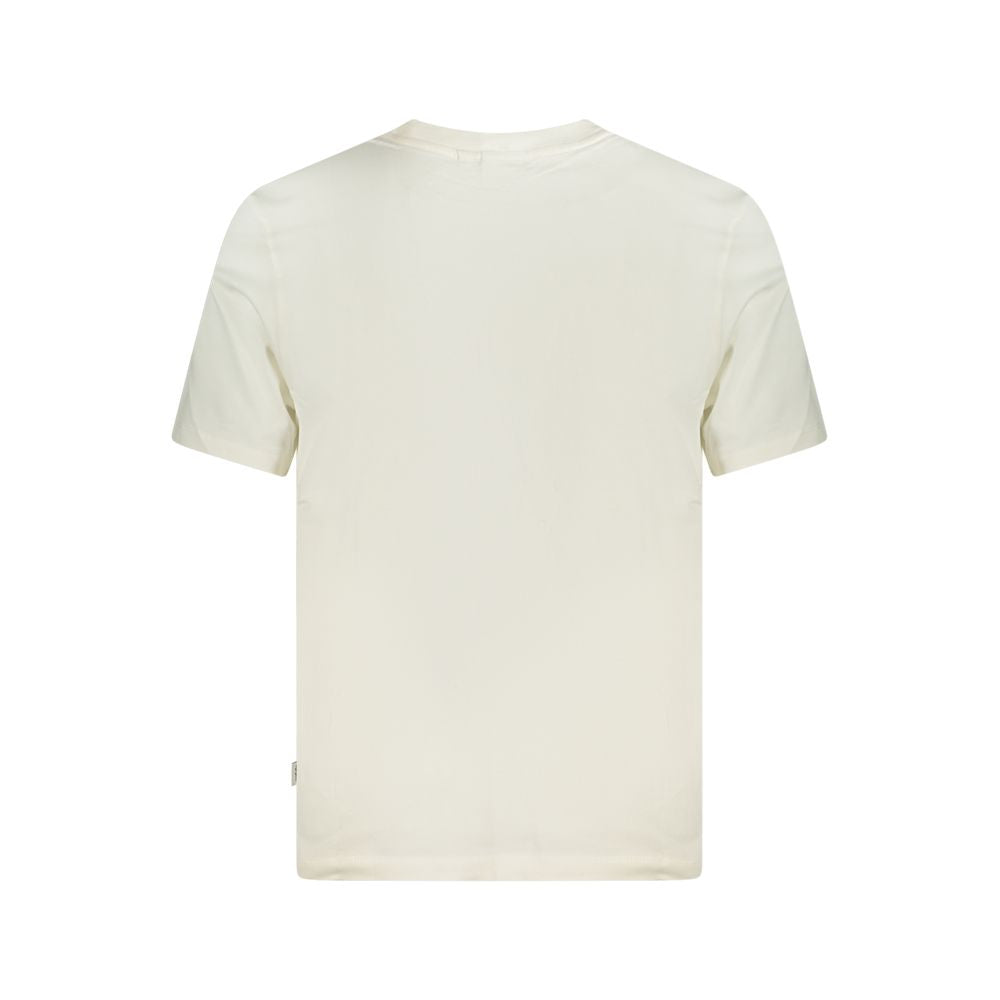 Pepe Jeans Bianco Cotton Men T-Shirt | Regal Royce