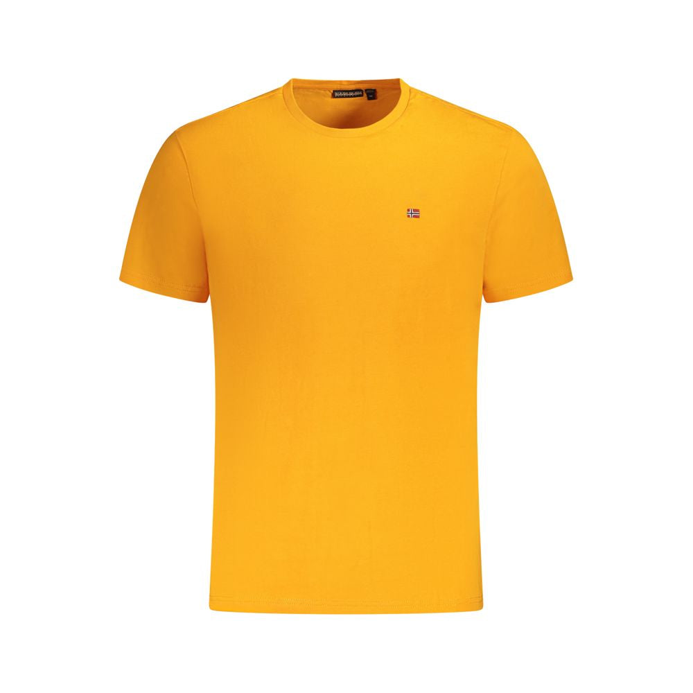 Napapijri Arancione Cotton Men T-Shirt | Regal Royce