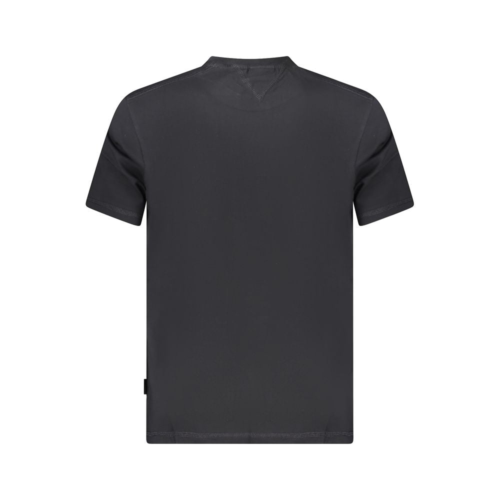 Napapijri Black Cotton Men's T-Shirt | Regal Royce