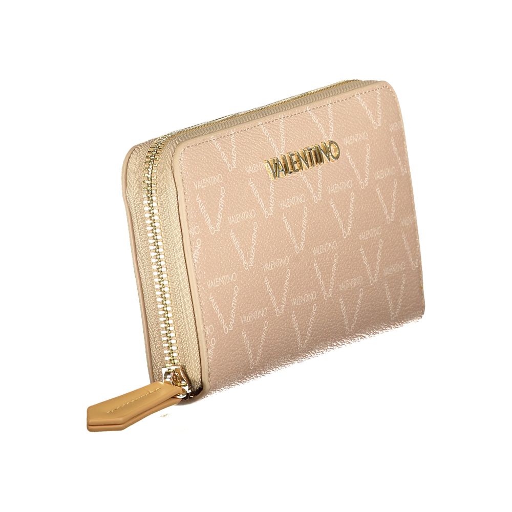Mario Valentino Beige Polyurethane Women Wallet | Regal Royce