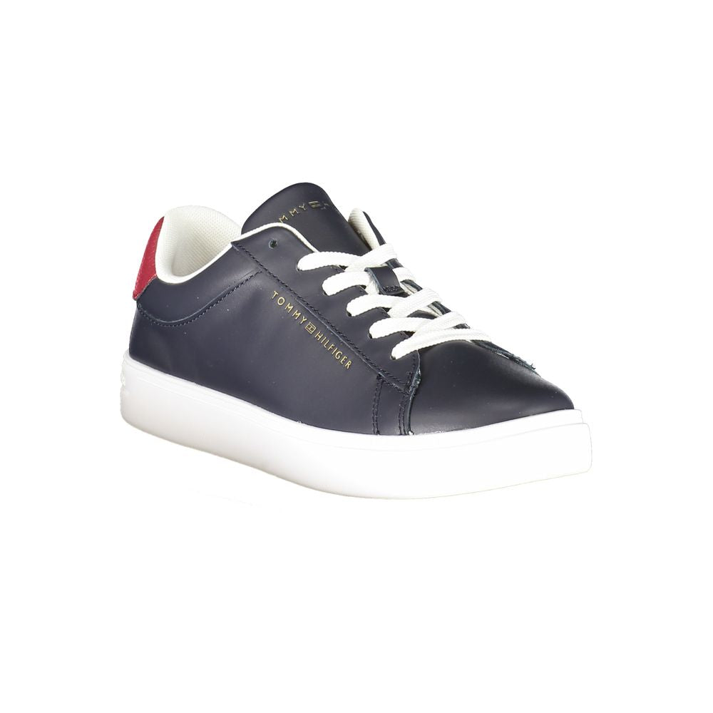 Tommy Hilfiger Blue Polyurethane Women Sneaker | Regal Royce
