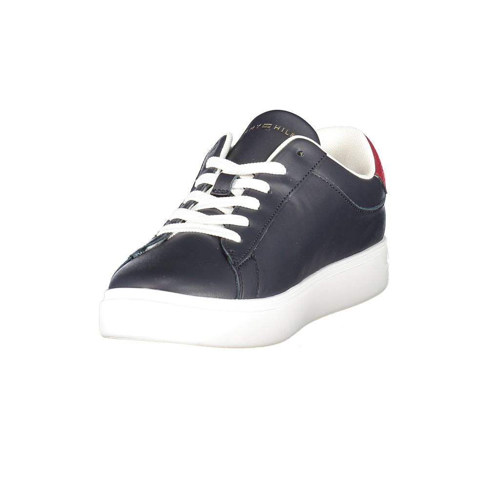 Tommy Hilfiger Blue Polyurethane Women Sneaker | Regal Royce