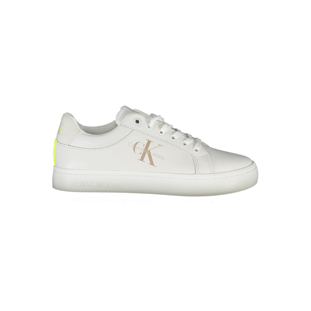 Calvin Klein Bianco Leather Women Sneaker | Regal Royce