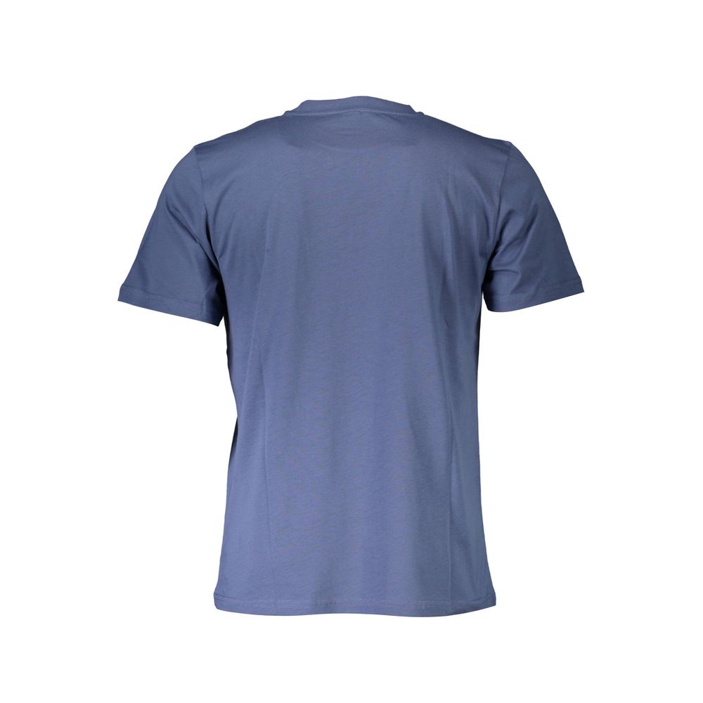 North Sails Blue Cotton Men T-Shirt | Regal Royce