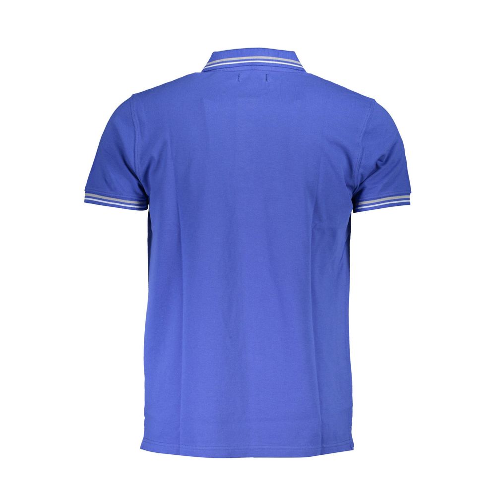 Cavalli Class Blu Cotton Men Polo | Regal Royce