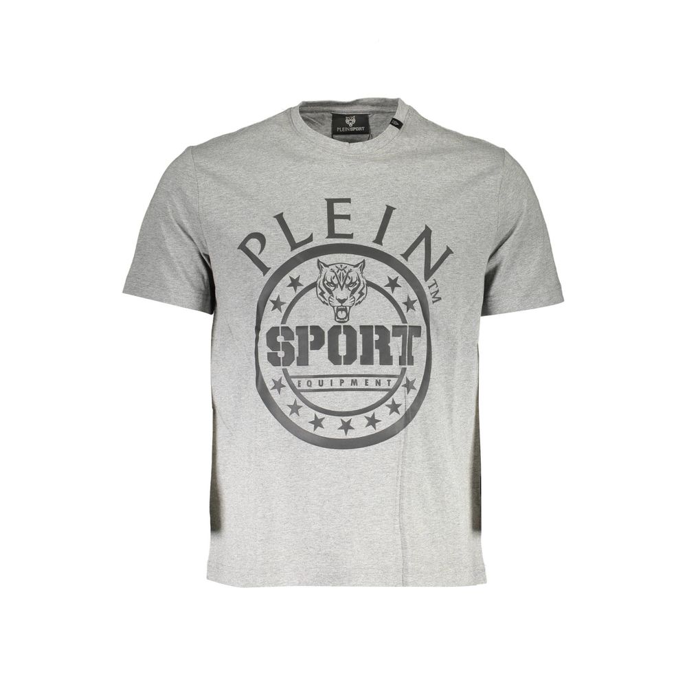 Plein Sport Brown Cotton Men T-Shirt