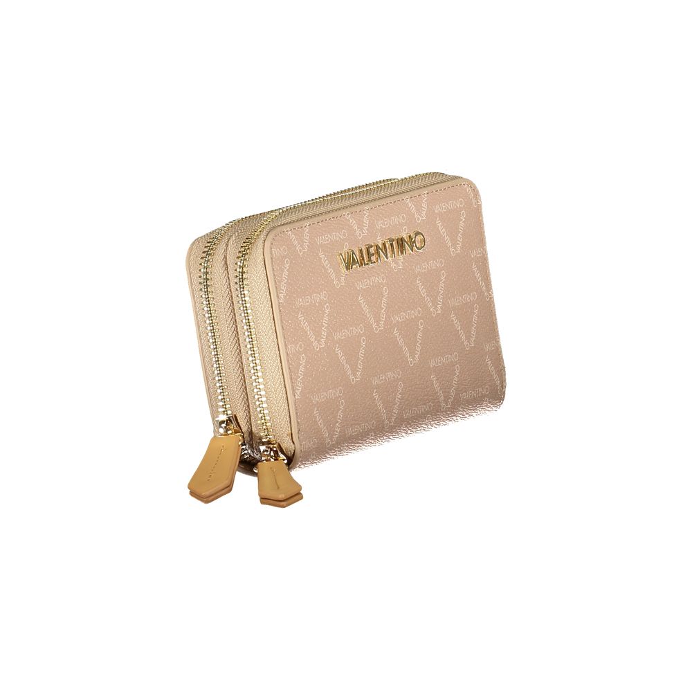 Mario Valentino Beige Polyethylene Women Wallet