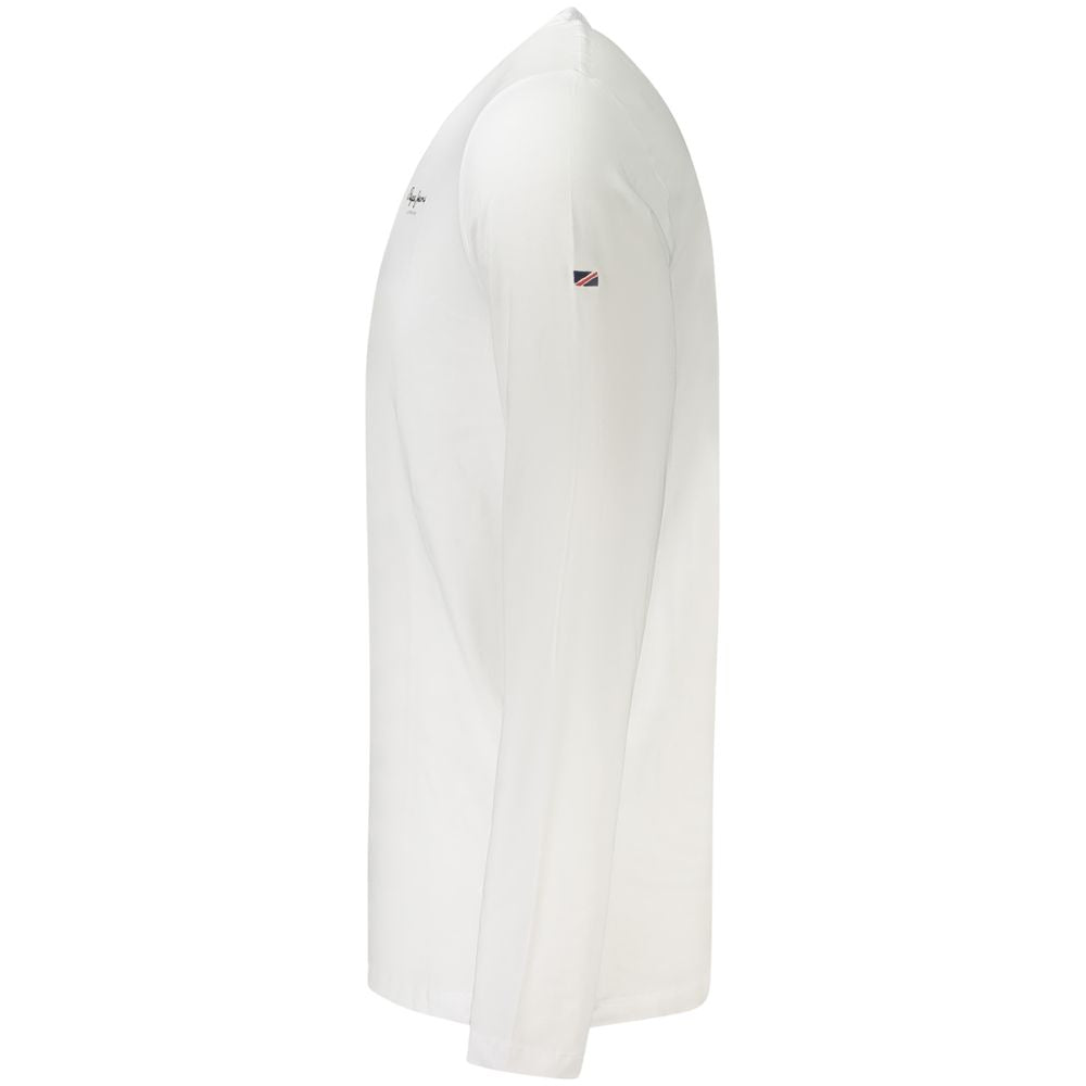 Pepe Jeans Bianco Cotton Men's T-Shirt | Regal Royce