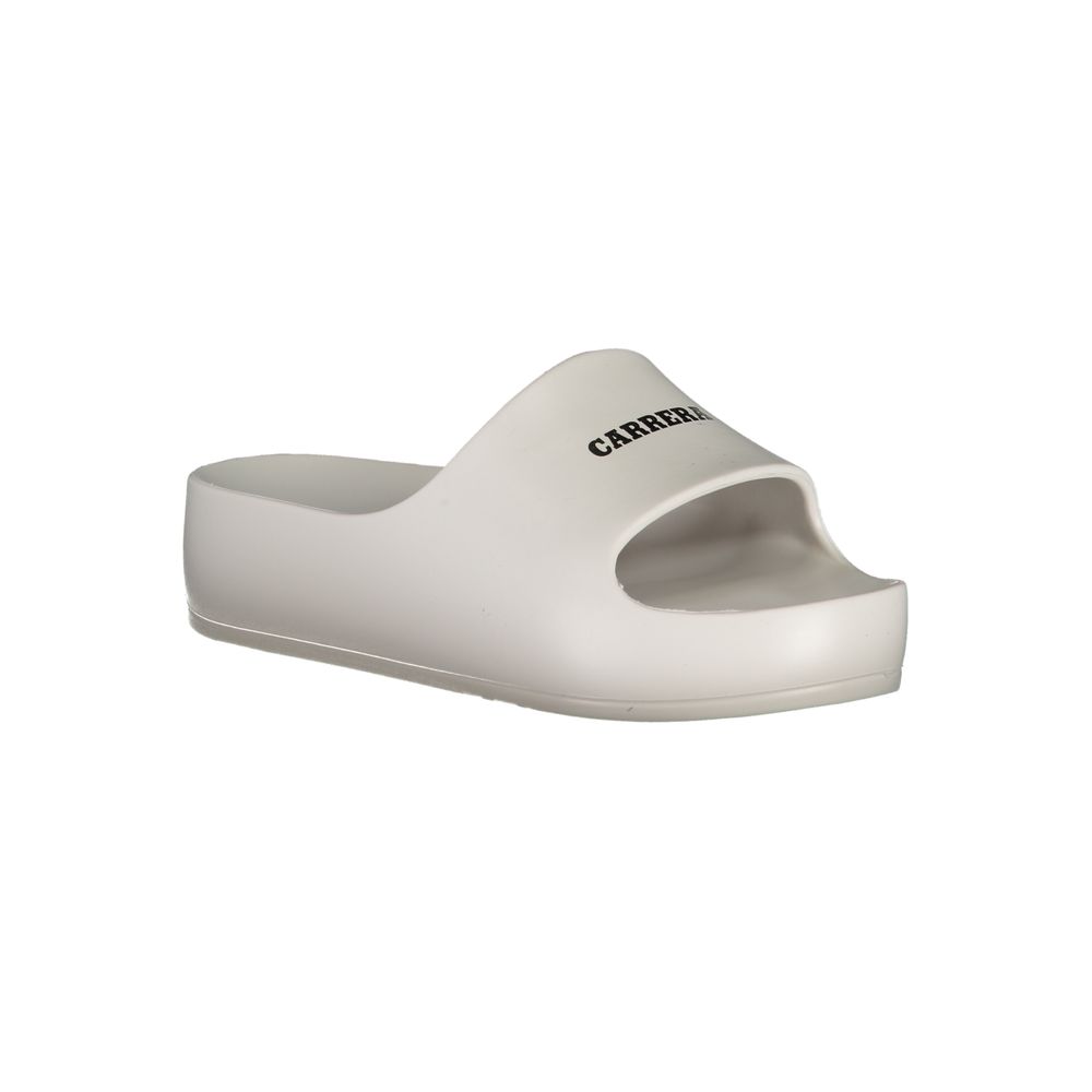 Carrera Bianco Poliuretano Women Slipper | Regal Royce