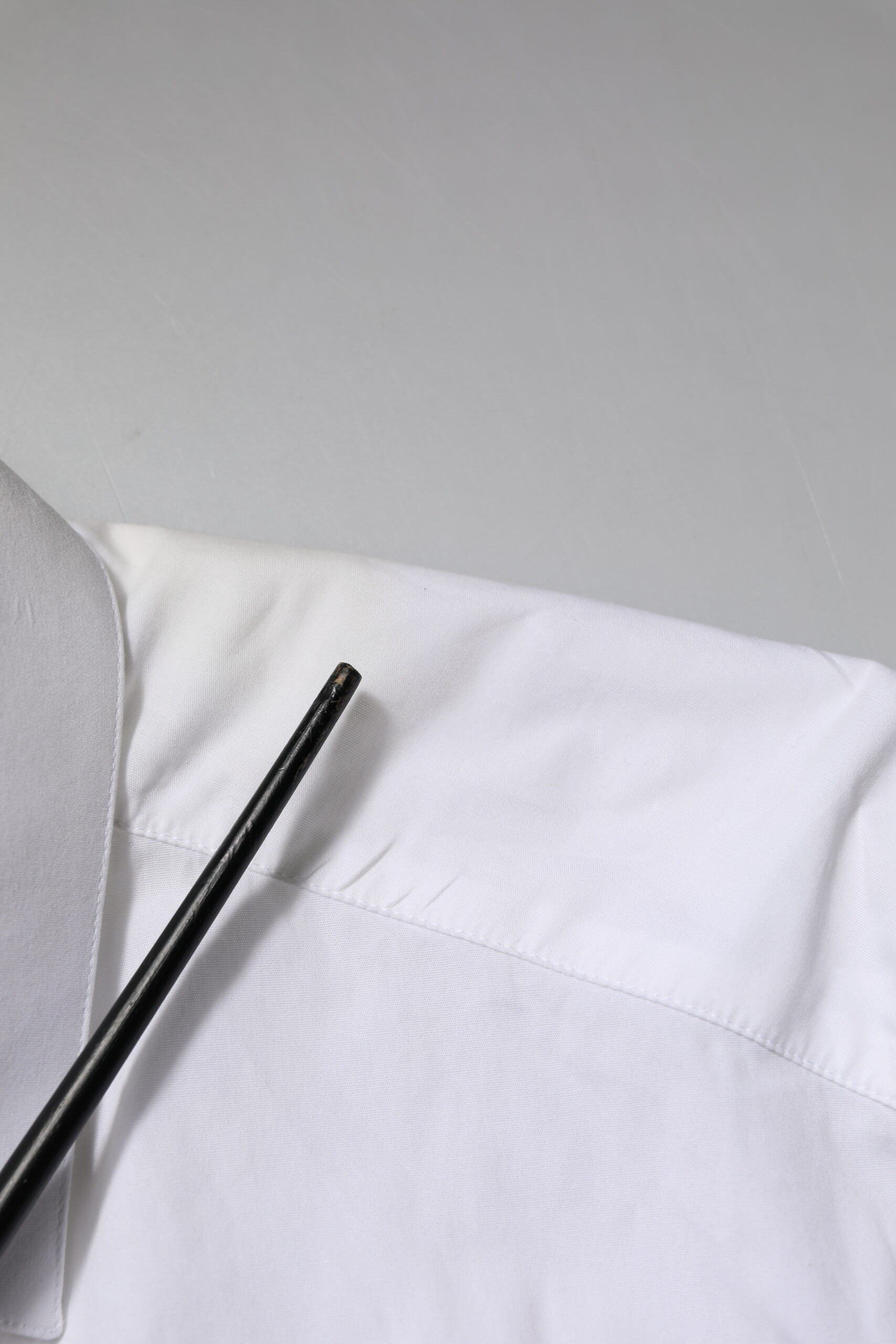 Dolce & Gabbana White Cotton GOLD Long Sleeves Dress Shirt | Regal Royce