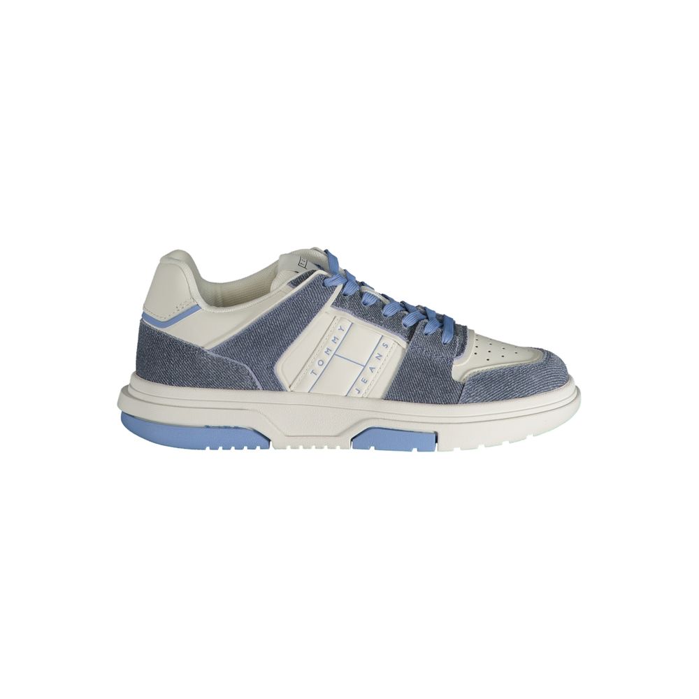 Tommy Hilfiger Light Blue Leather Women Sneaker