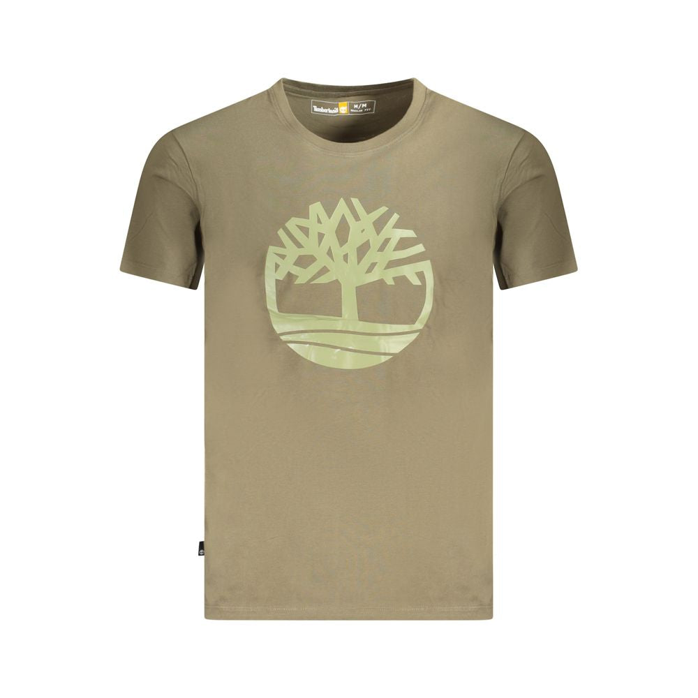 Timberland Verde Cotton Men T-Shirt | Regal Royce