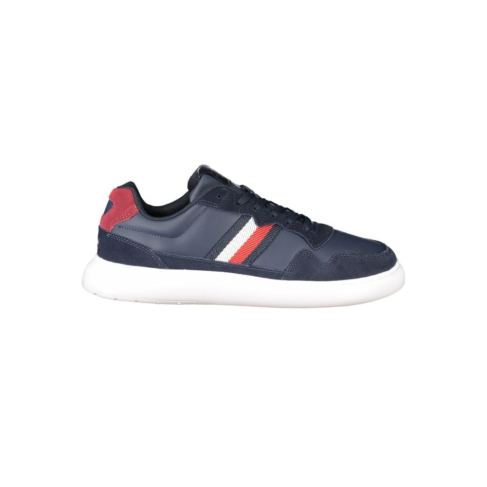 Tommy Hilfiger Blue Polyurethane Men Sneaker | Regal Royce