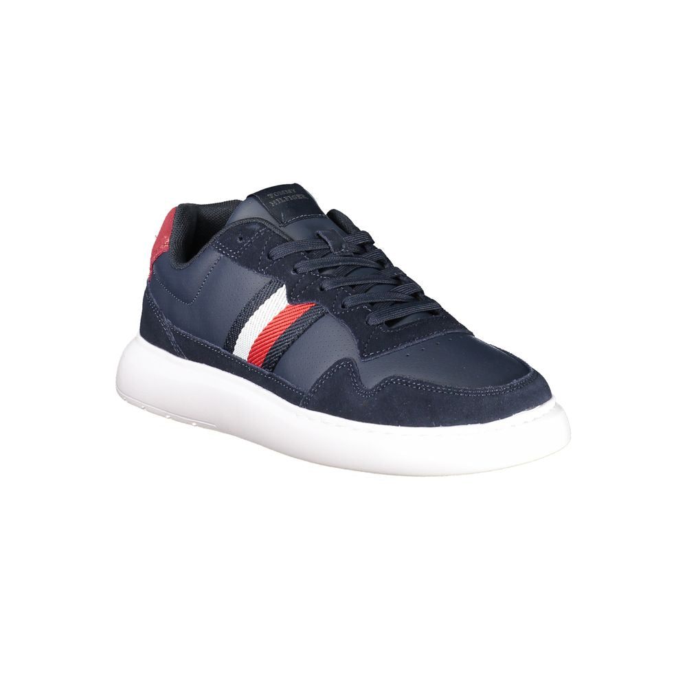 Tommy Hilfiger Blue Polyurethane Men Sneaker | Regal Royce