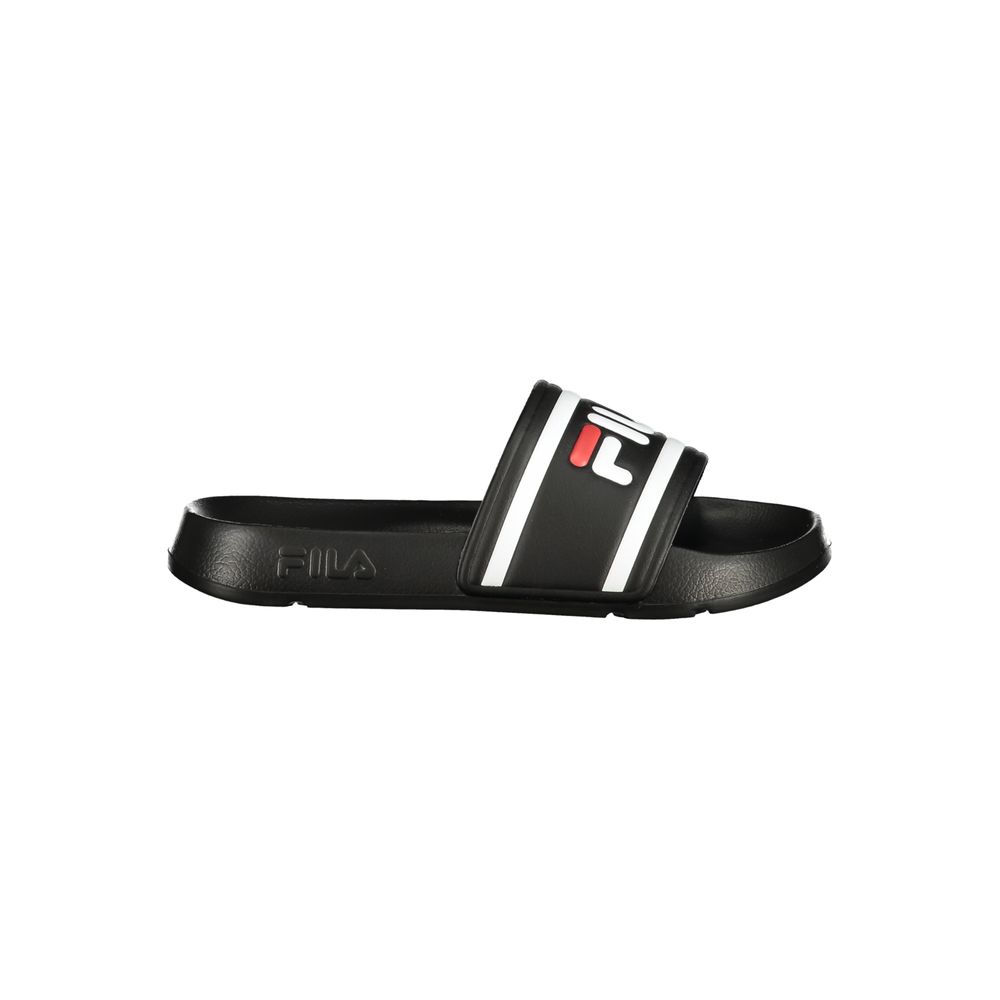 Fila Black Polyurethane Women Slipper | Regal Royce