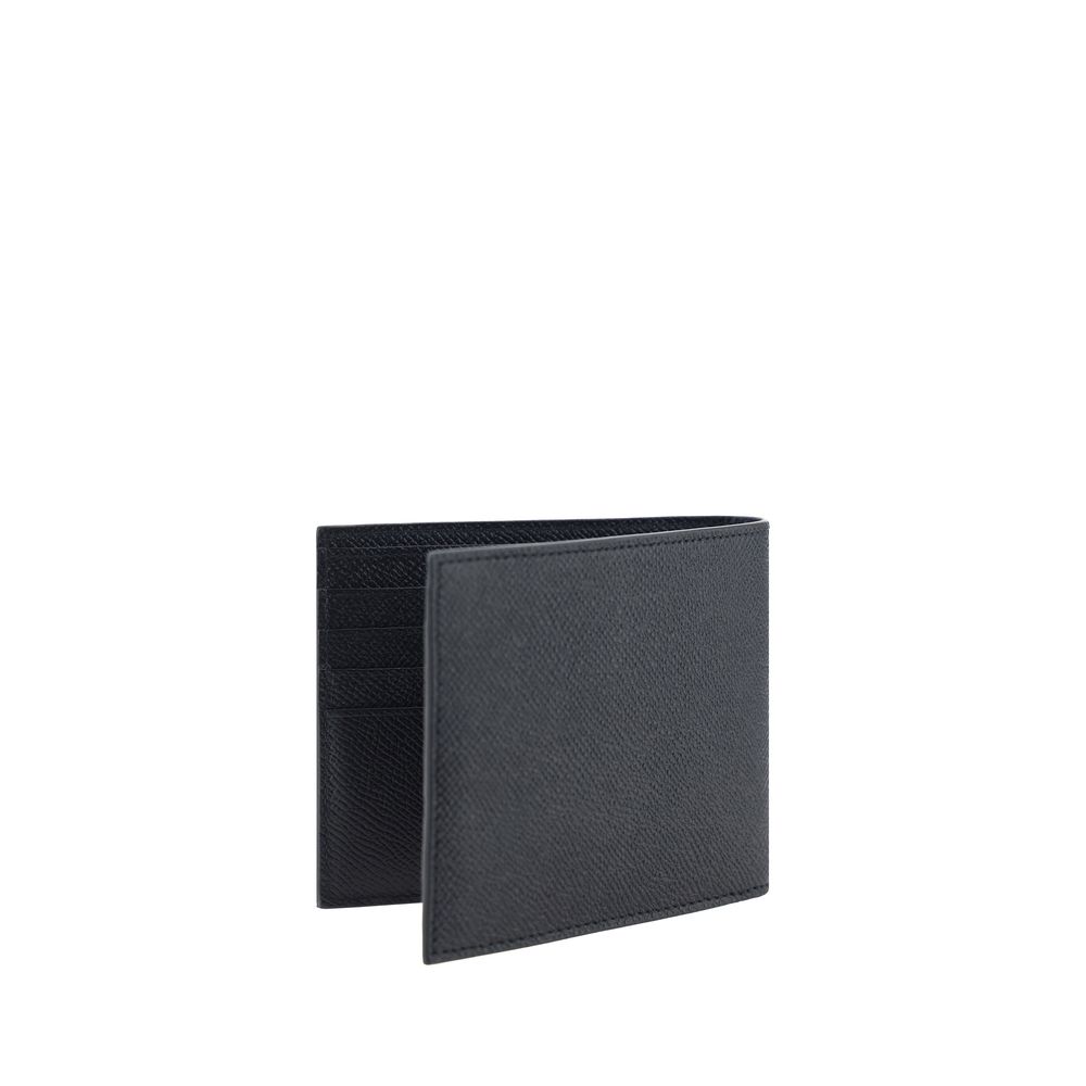 Ferragamo Black Calf Leather Bos Taurus Wallet | Regal Royce