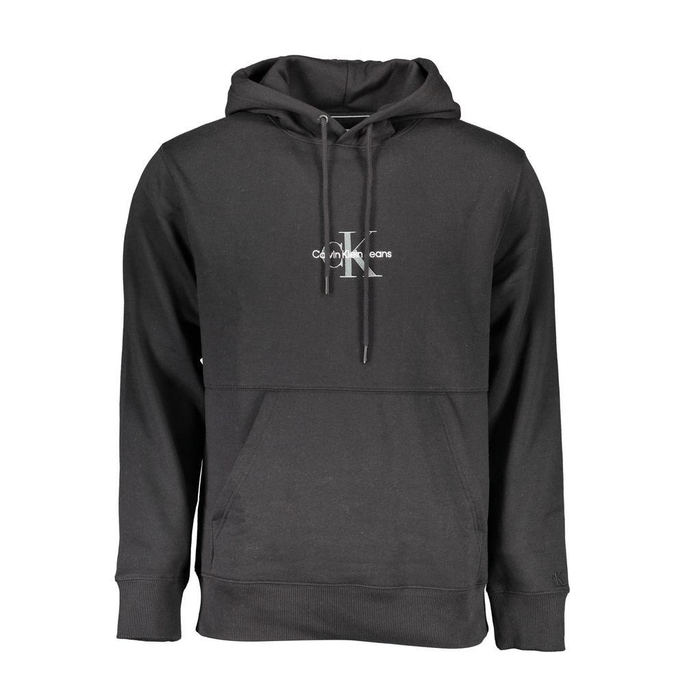 Calvin Klein Black Cotton Men Sweatshirt | Regal Royce