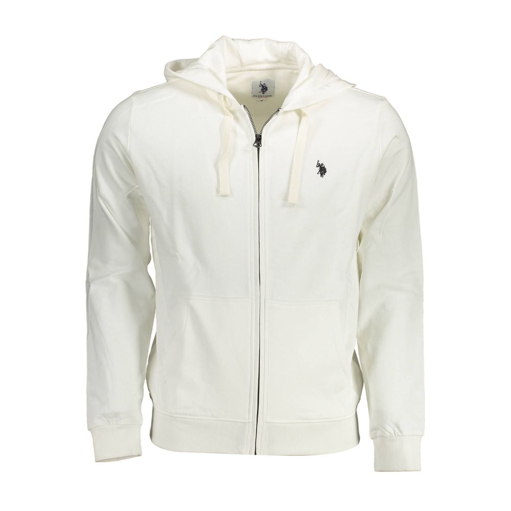 U.S. POLO ASSN. White Cotton Men's Hoodie | Regal Royce