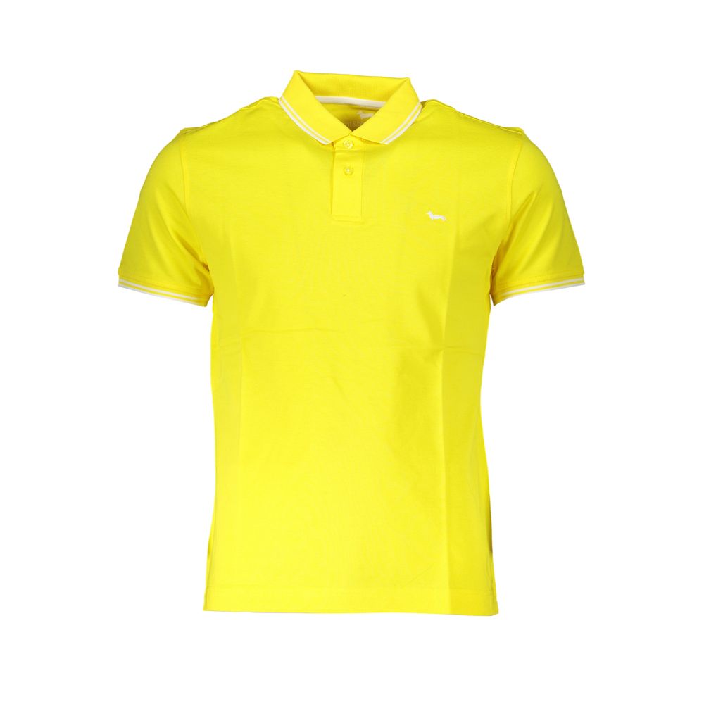 Harmont & Blaine Yellow Cotton Polo Shirt | Regal Royce