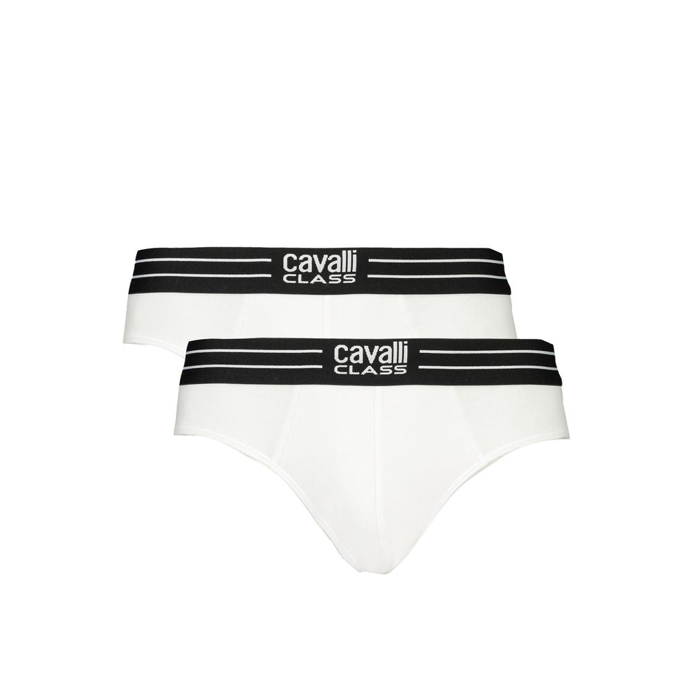 Cavalli Class White Cotton Men's Briefs | Regal Royce
