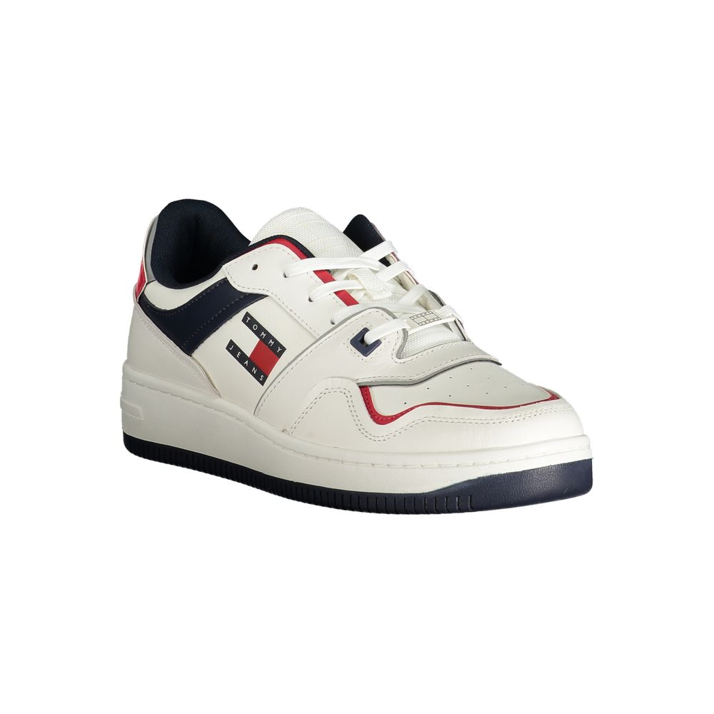 Tommy Hilfiger Bianco Polyurethane Men Sneaker | Regal Royce