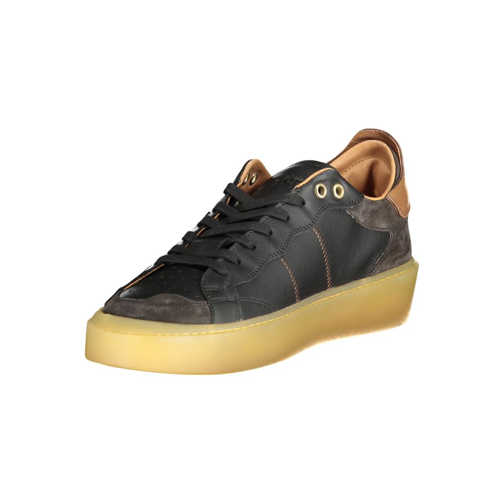 Blauer Nero Leather Men Sneaker | Regal Royce