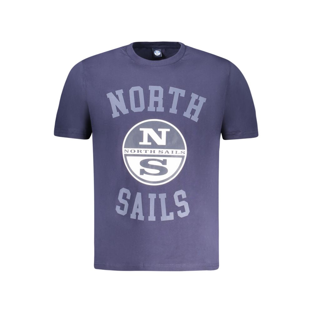 North Sails Blue Cotton Men's T-Shirt | Regal Royce