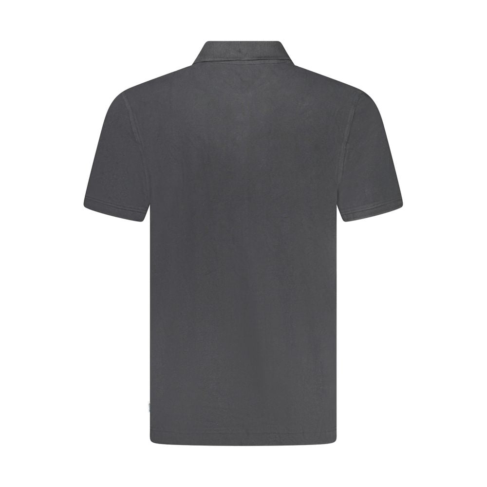 Wrangler Black Cotton Men Polo Shirt | Regal Royce