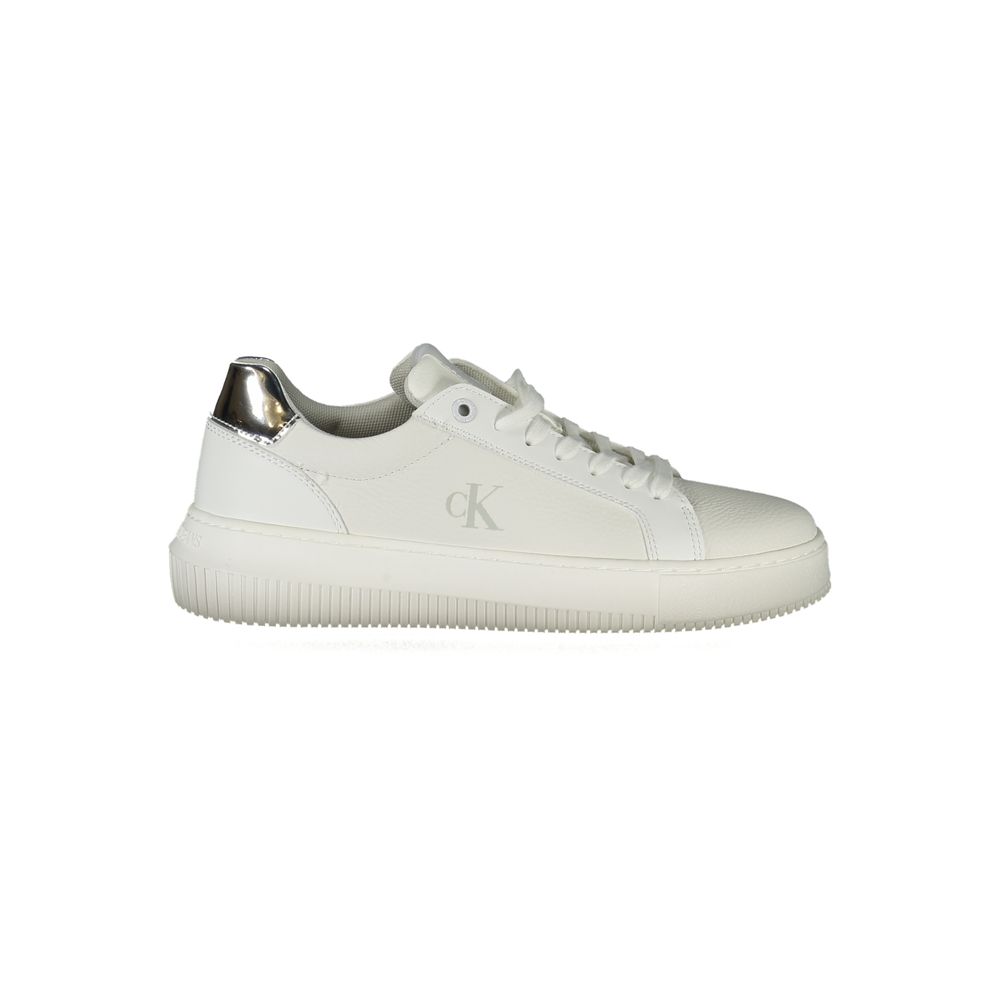 Calvin Klein Bianco Poliuretano Donna Sneaker | Regal Royce