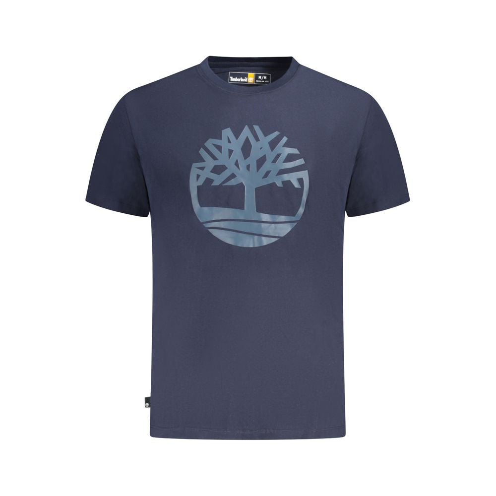 Timberland Blue Cotton Men T-Shirt | Regal Royce