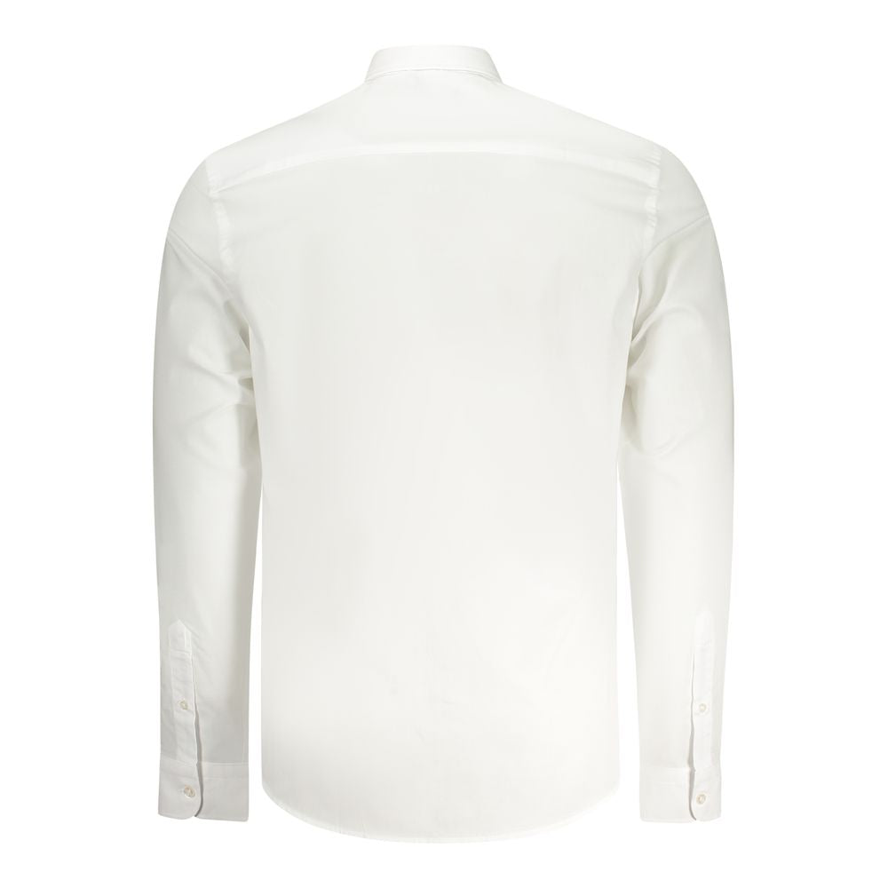 North Sails White Cotton Men Shirt | Regal Royce