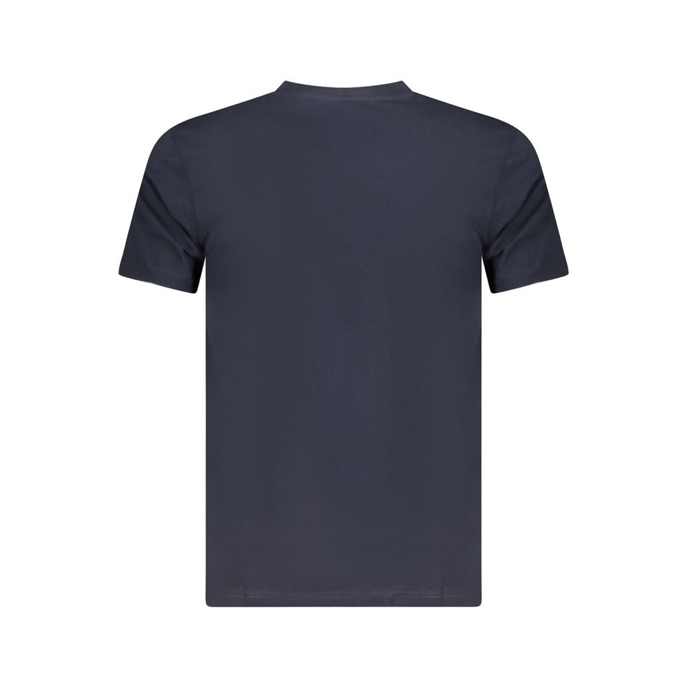 Cavalli Class Blue Cotton Men T-Shirt | Regal Royce