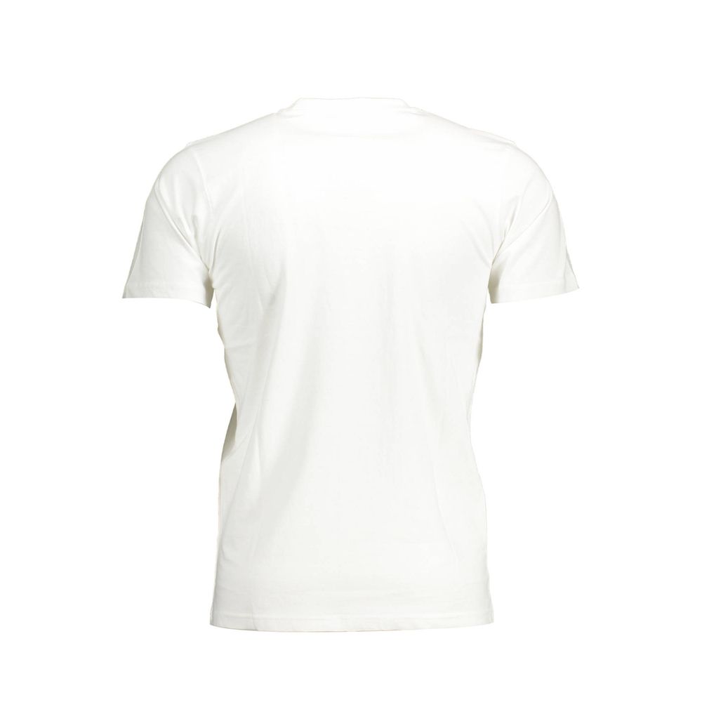 Sergio Tacchini White Cotton Men's T-Shirt | Regal Royce