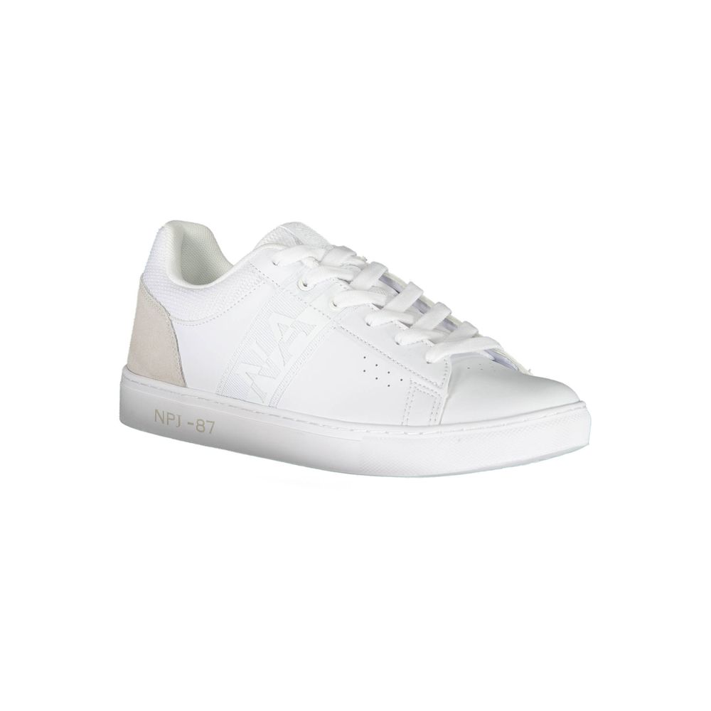 Napapijri White Leather Men Sneaker | Regal Royce