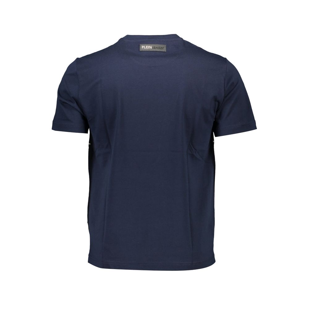 Plein Sport Blue Cotton Men's T-Shirt | Regal Royce