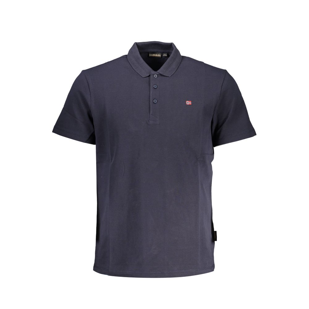 Napapijri Blue Cotton Men's Polo-Shirt | Regal Royce