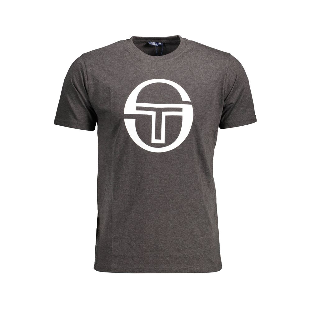Sergio Tacchini Grigio Cotton Men T-Shirt | Regal Royce