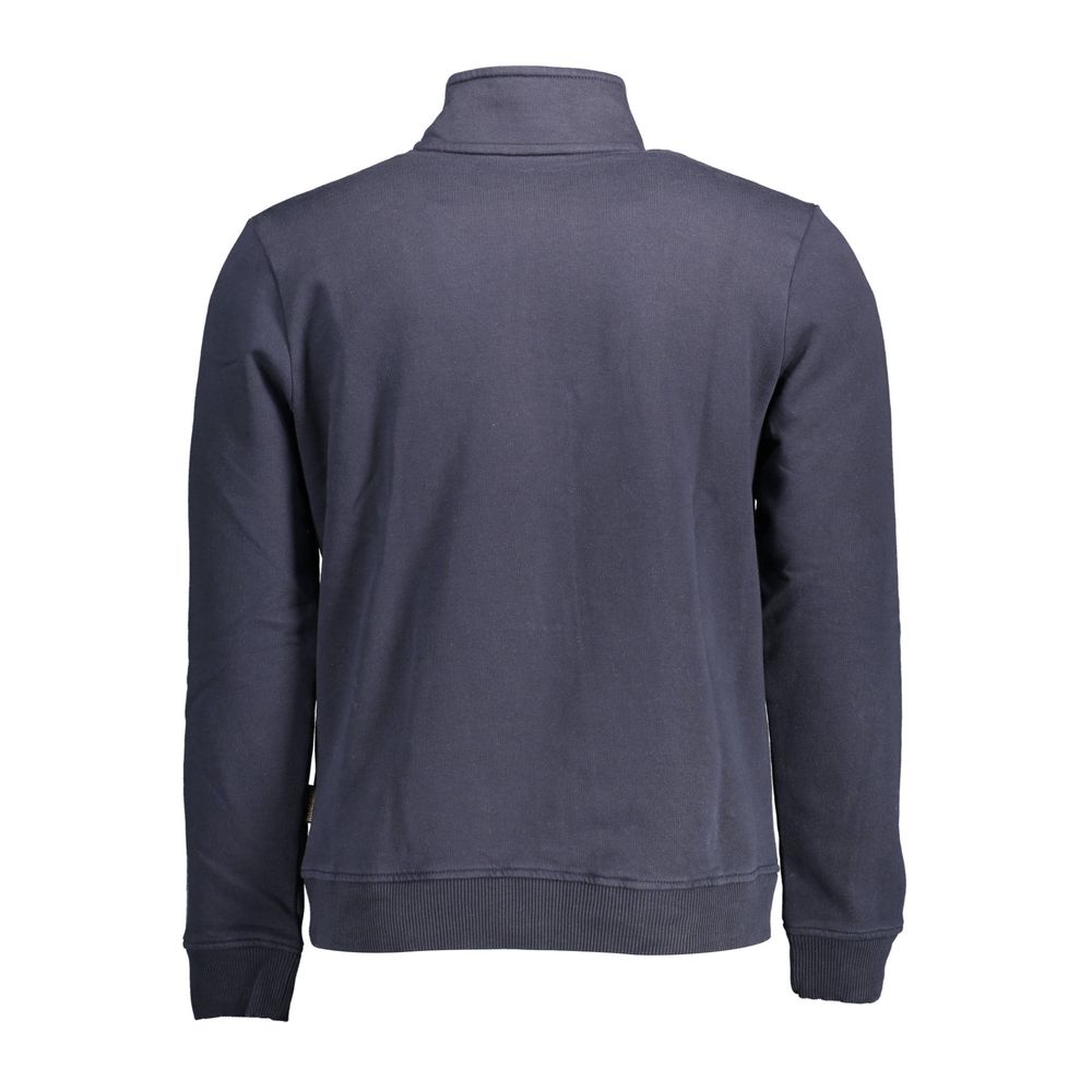 Napapijri Blue Cotton Men Sweater | Regal Royce