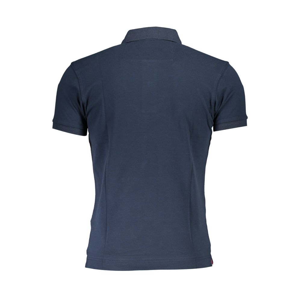 La Martina Blue Cotton Men's Polo Shirt | Regal Royce