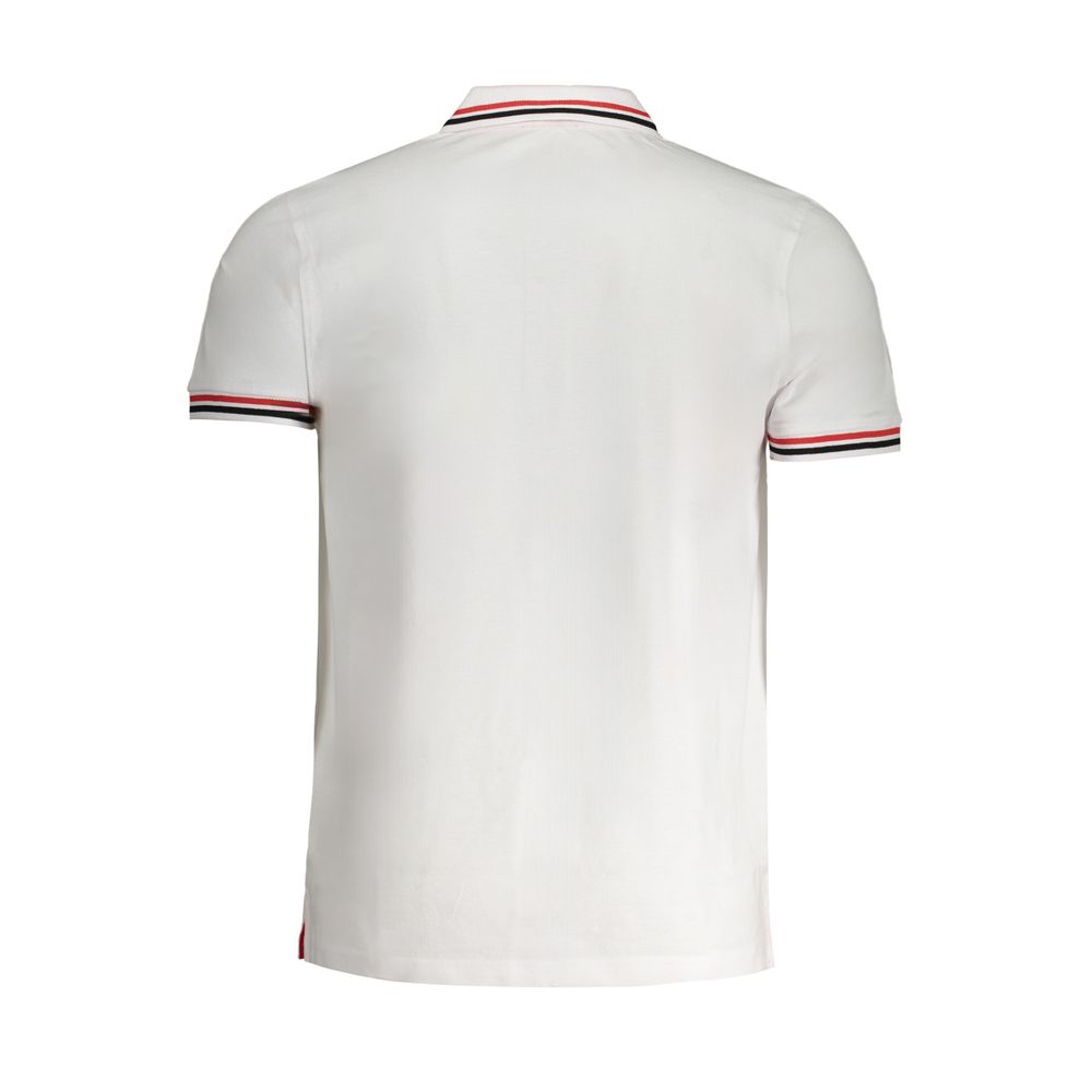 Cavalli Class Bianco Cotton Men's Polo Shirt | Regal Royce