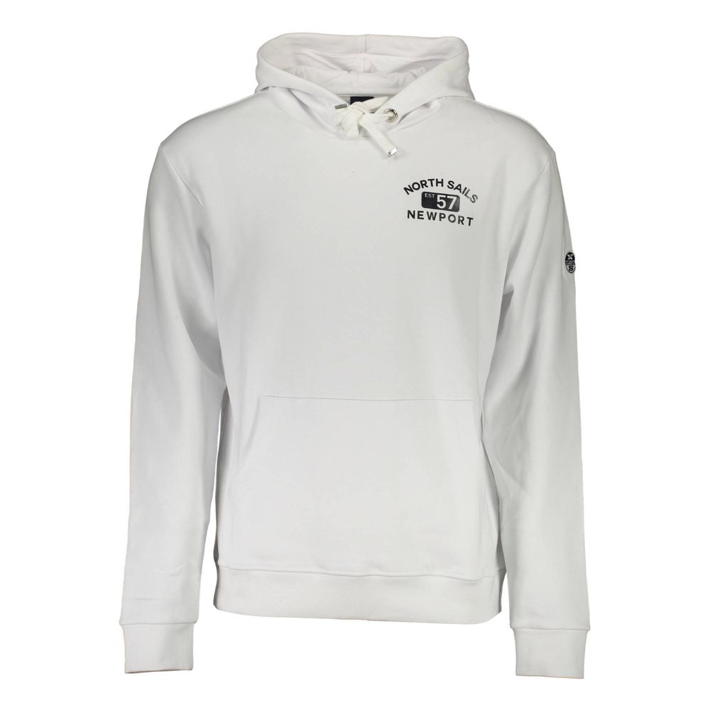 North Sails White Cotton Men's Sweatshirt | Regal Royce