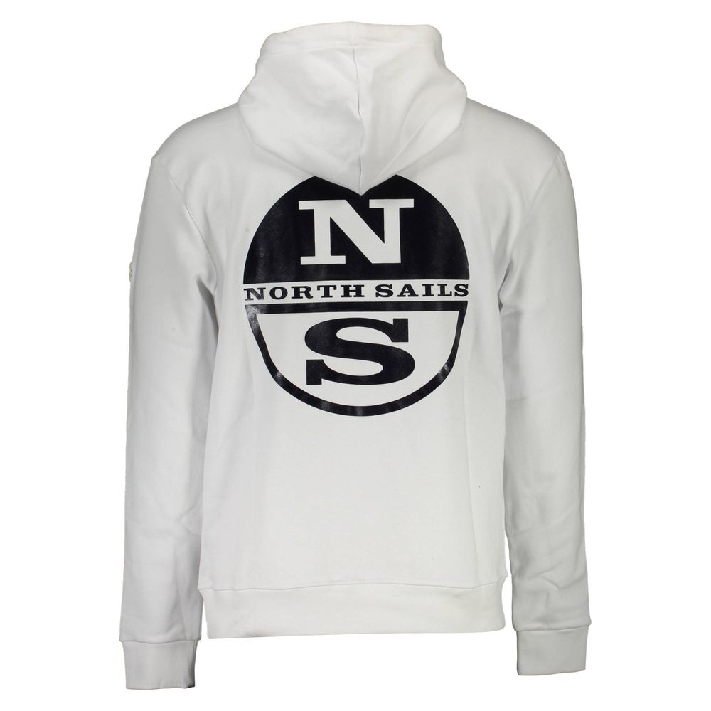 North Sails White Cotton Men's Sweatshirt | Regal Royce