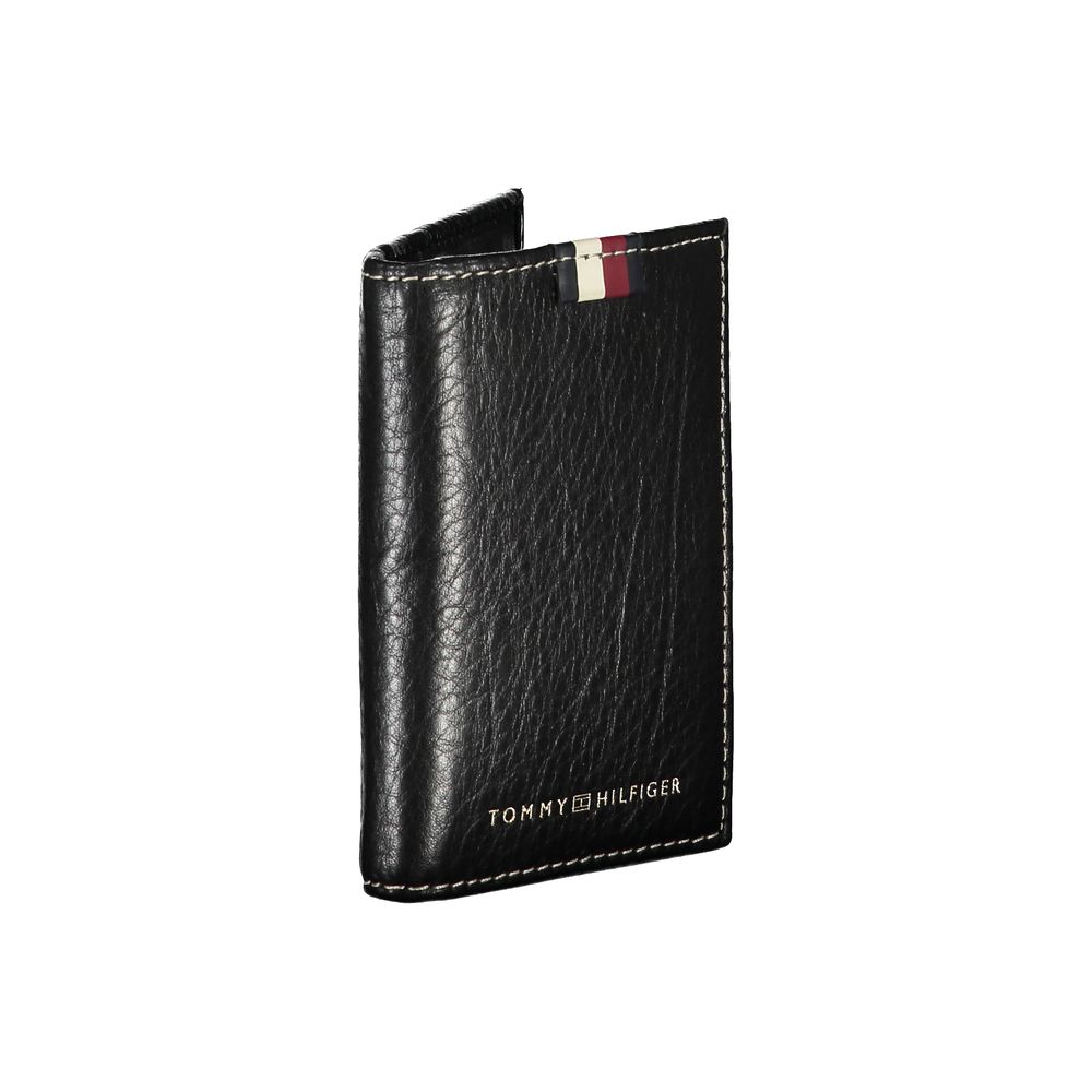Tommy Hilfiger Black Leather Men Wallet | Regal Royce