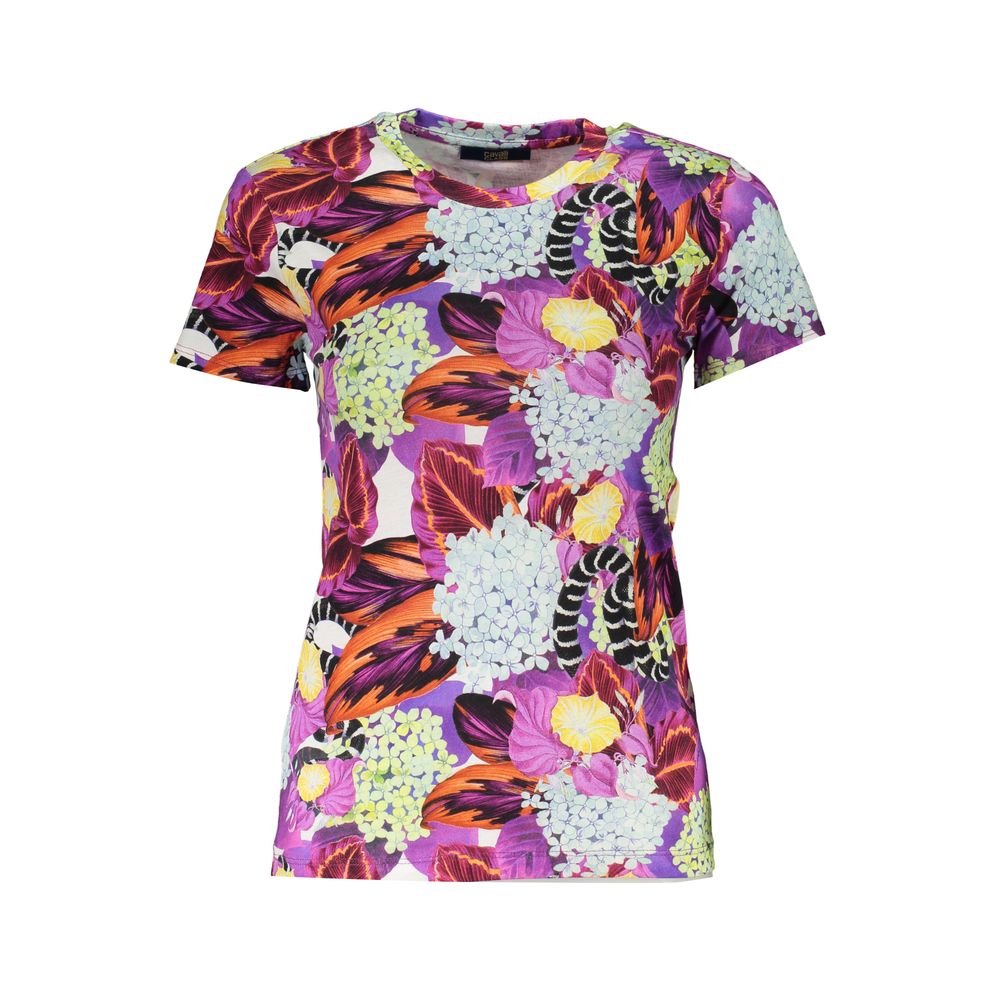 Cavalli Class Viola Cotton Women T-Shirt | Regal Royce