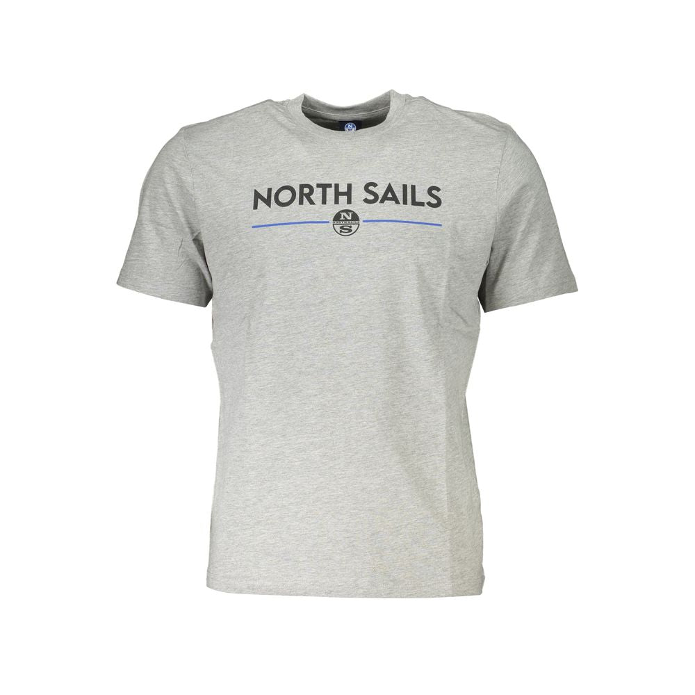 North Sails Grigio Cotton Men T-Shirt | Regal Royce