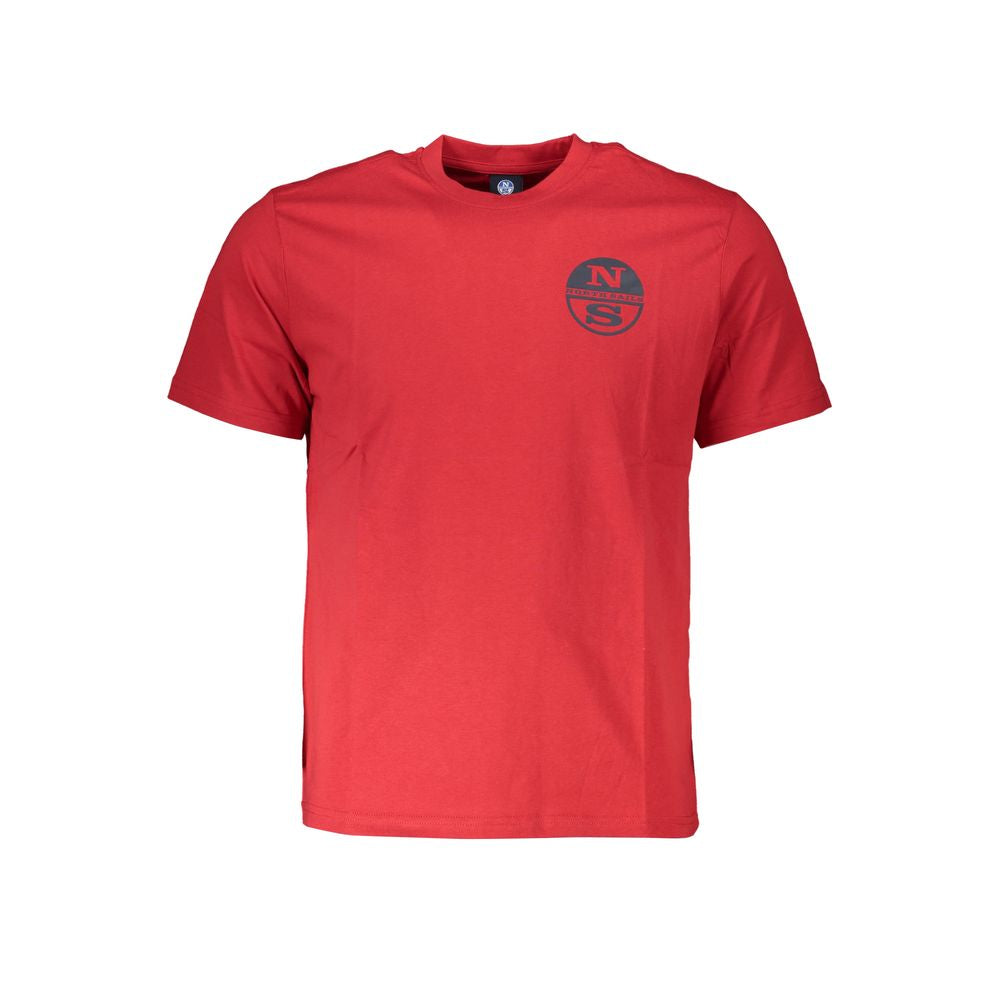 North Sails Rosso Cotton Men T-Shirt | Regal Royce