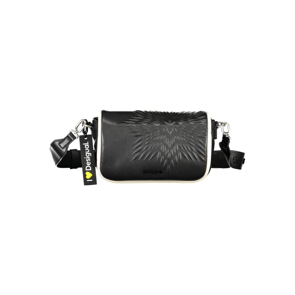 Desigual Nero Poliuretano Women Handbag | Regal Royce