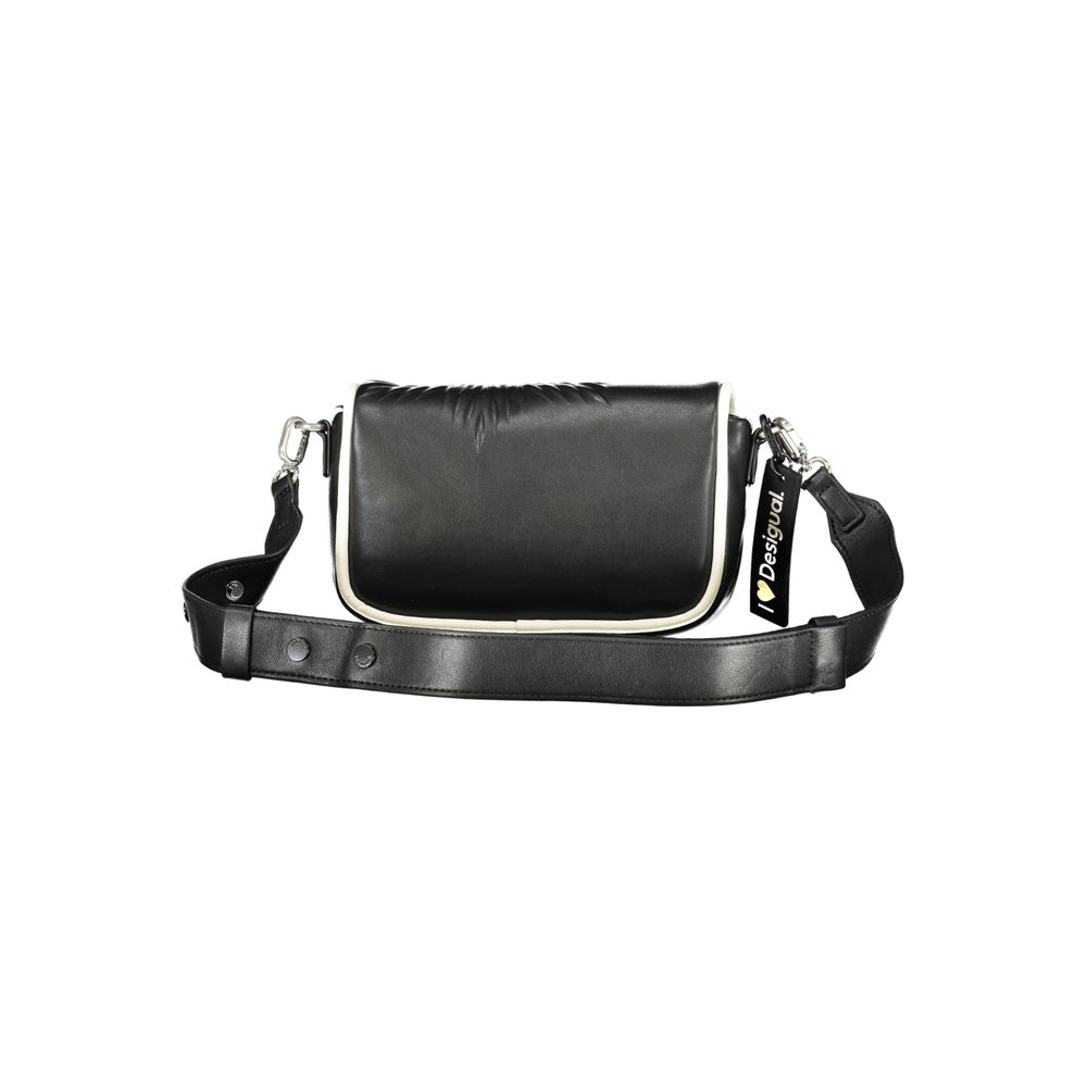 Desigual Nero Poliuretano Women Handbag | Regal Royce