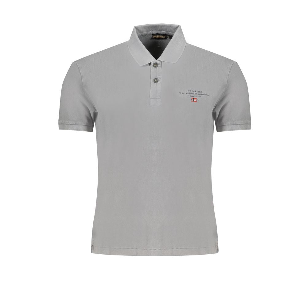 Napapijri Brown Cotton Men Polo Shirt | Regal Royce